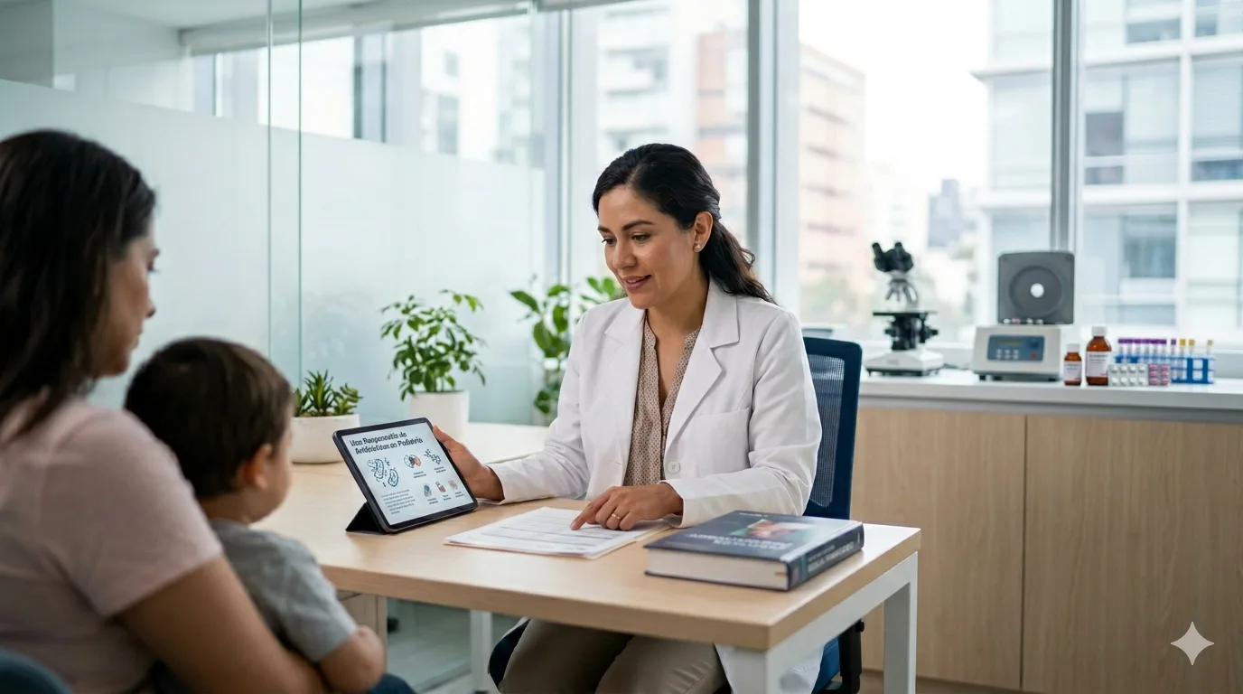 ¿Qué especialista prescribe antibióticos?