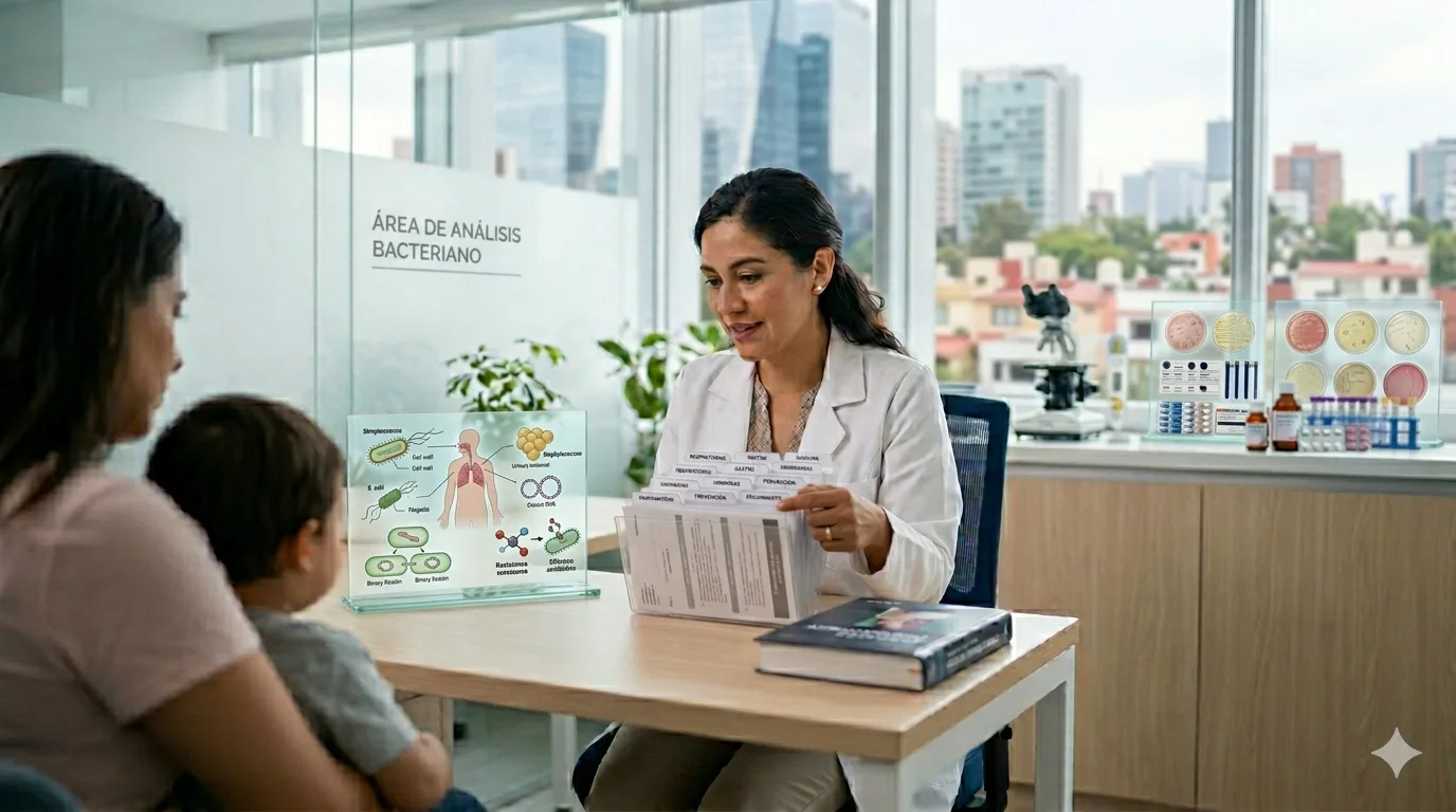 ¿Qué especialista realiza el seguimiento a infecciones infantiles en la CDMX?